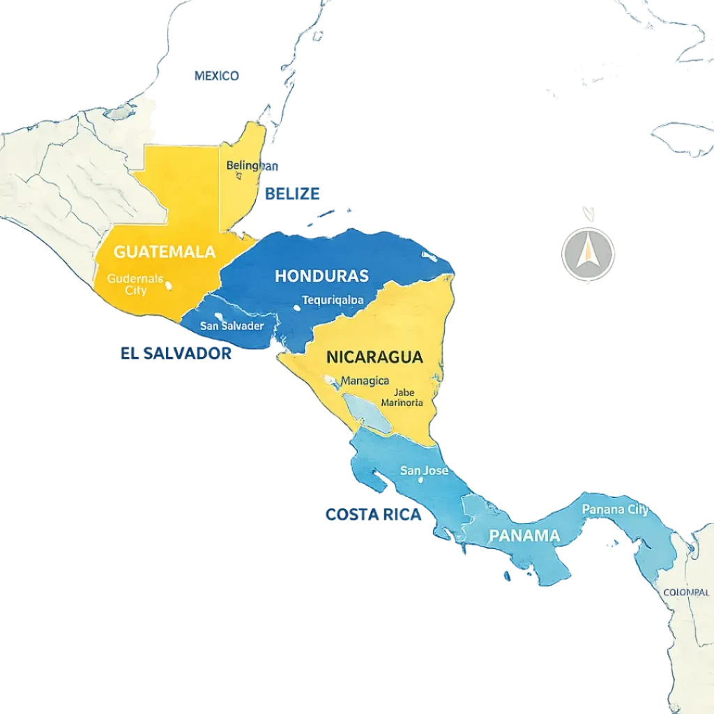 mapa cobertura servicio rastreo satelital